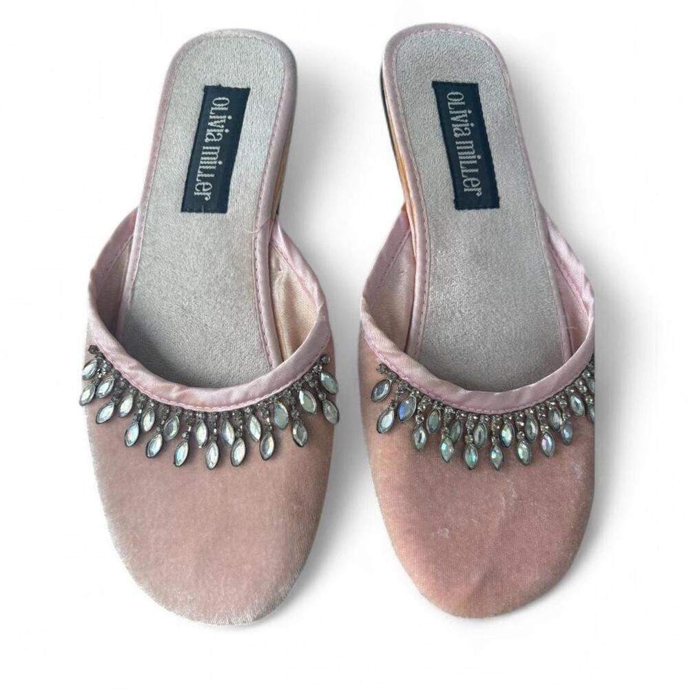 Nicole Miller Jeweled House Shoes